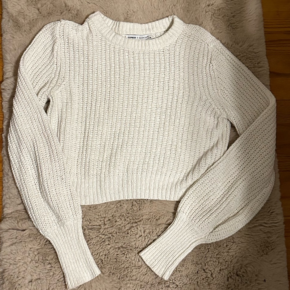 Express x Olivia Culpo Crop Sweater